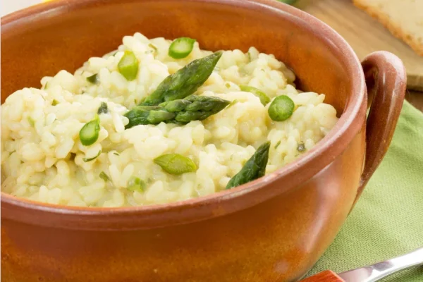 Asparagus and Mint Risotto