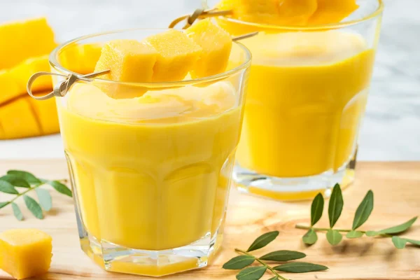 Mango Smoothie with Cardamom
